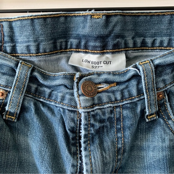 527 Levi’s Distressed Jeans 32W 32L - Picture 4 of 6